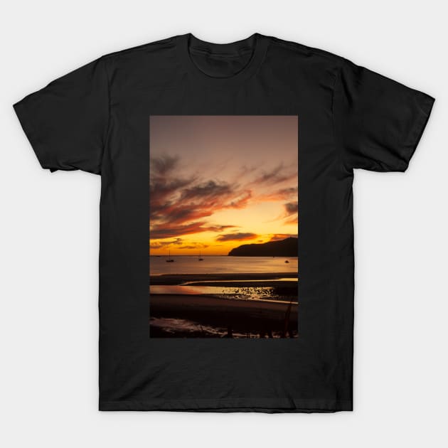 Sunset at Tryphena. T-Shirt by sma1050